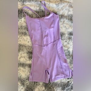 Lavender Workout Bodysuit